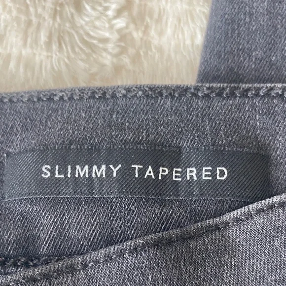 7 For All Mankind Men's black Slim Jeans - Picture 3 of 5
